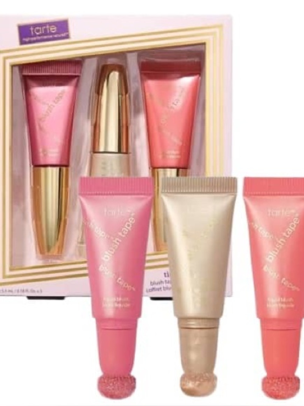 TARTE TINSEL TOWN BLUSH TAPE & GLOW TAPE SET;—PASSIONATE PINKS